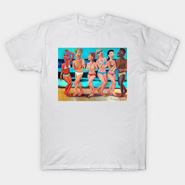 Party on the beach 2 T-Shirt by diegomanuel